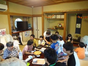 誕生日会８．１２