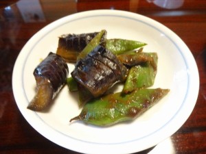 なすびの天ぷら